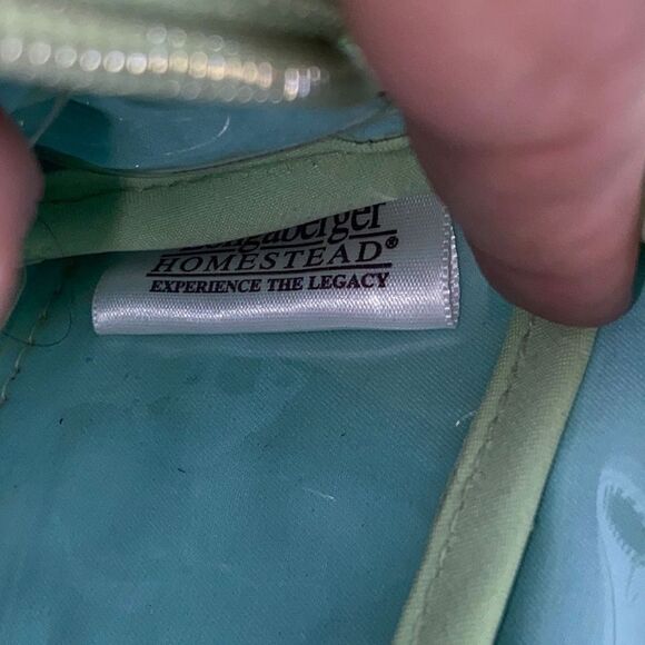 Longaberger Wristlet Zippered Long Wallet Multicolor Purse - Picture 10 of 12